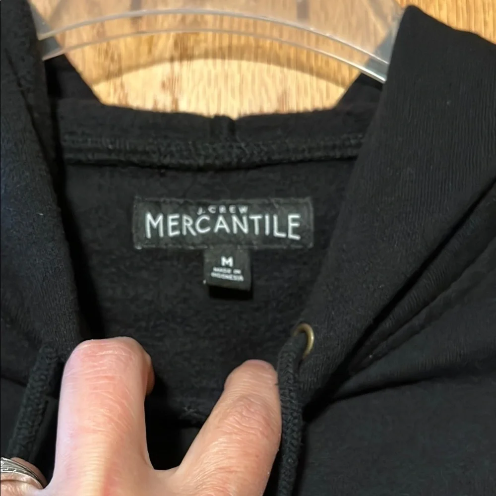 J. Crew Mercantile Black Classic Sweatshirt